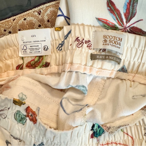 💖 Scotch & Soda NWT Gia Print Pants - Picture 6 of 14